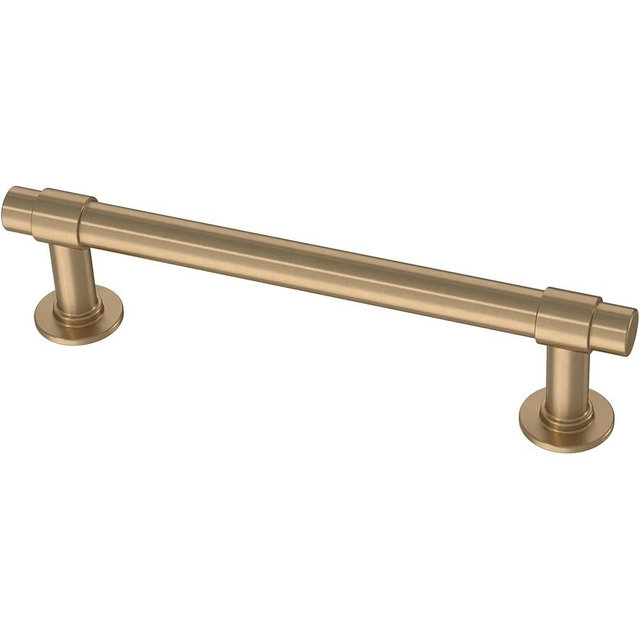 Franklin Brass Francisco Cabinet Pull, Champagne Bronze, 4 in (102mm) Drawer Handle, 5 Pack, P29617Z-CZA-B