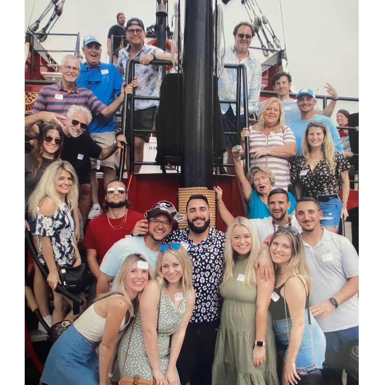 Ryan's 30th Birthday Celebration with our friends & family aboard Captain Memos Pirate Cruise!