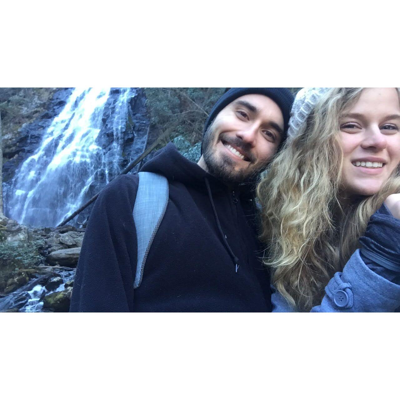 Our first time visiting North Carolina together, 2018 - Crabtree Falls