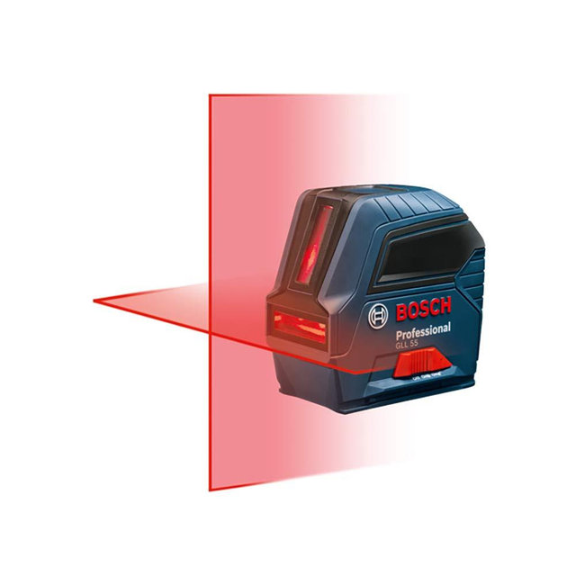 Bosch Self-Leveling Cross-Line Red-Beam Laser Level GLL 55