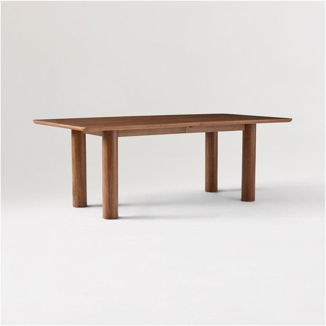 Branton Extendable Dining Table, 84"–104", Cool Walnut