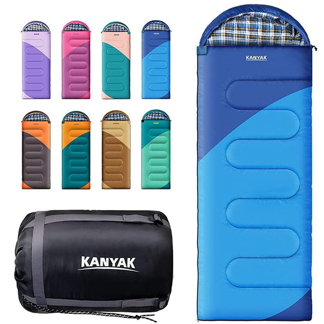 Camping Sleeping Bag, 32℉ Sleeping Bags for Adults Kids Teens Cold Weather Warm Sleeping Bag Winter for 3-4 Season Camping, Camping Gear Equipment, Traveling, and Outdoors
