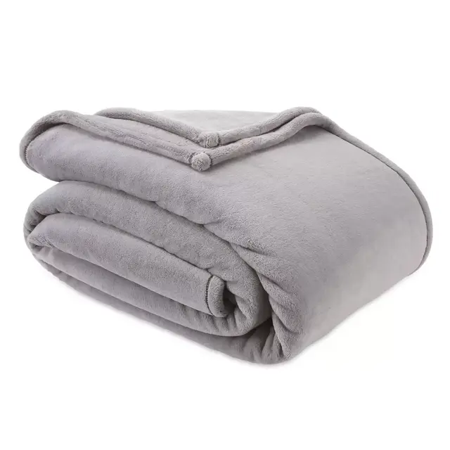 Nestwell™ Supreme Softness Plush Full/Queen Blanket in Pebble Grey