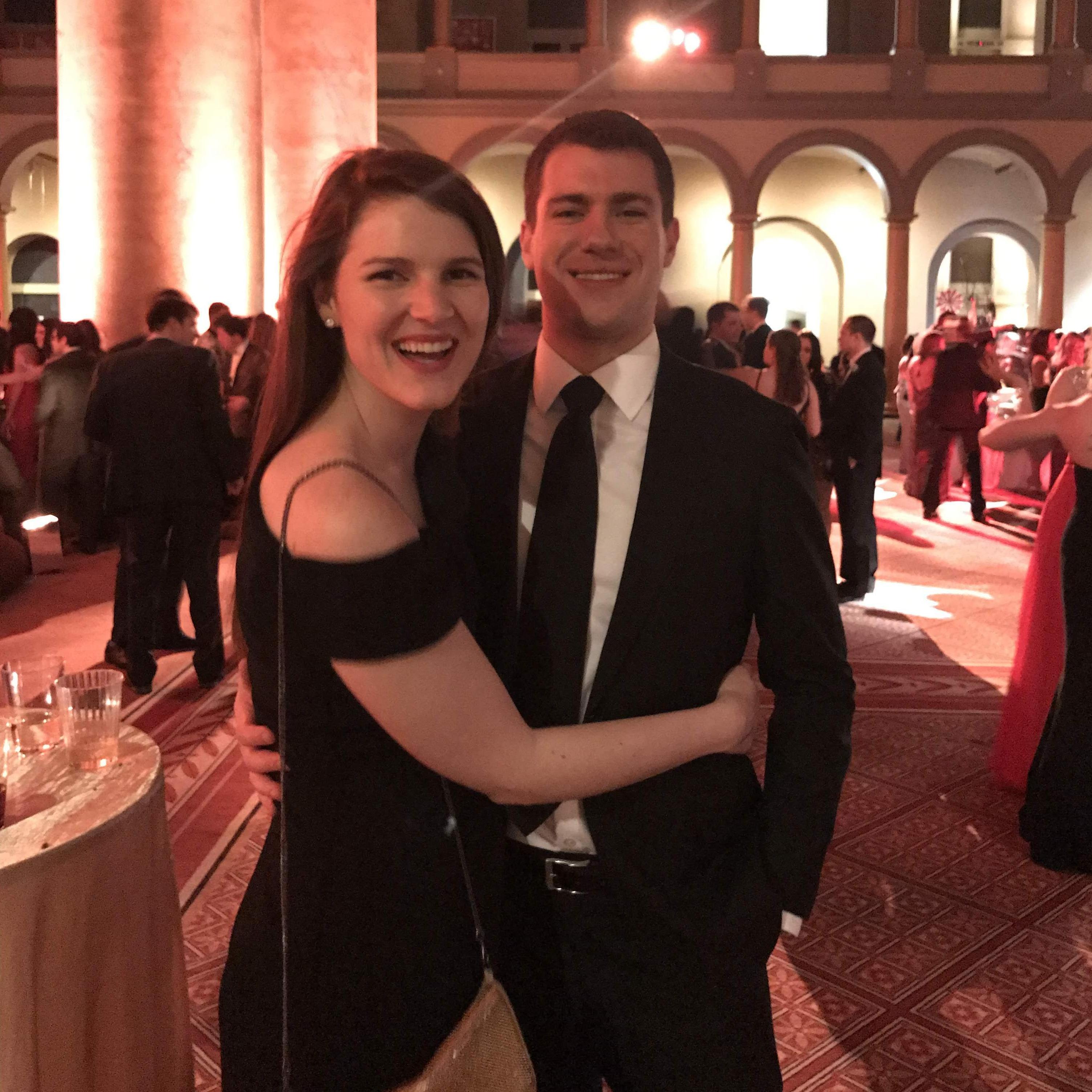 Attending Law Prom at the National Building Museum