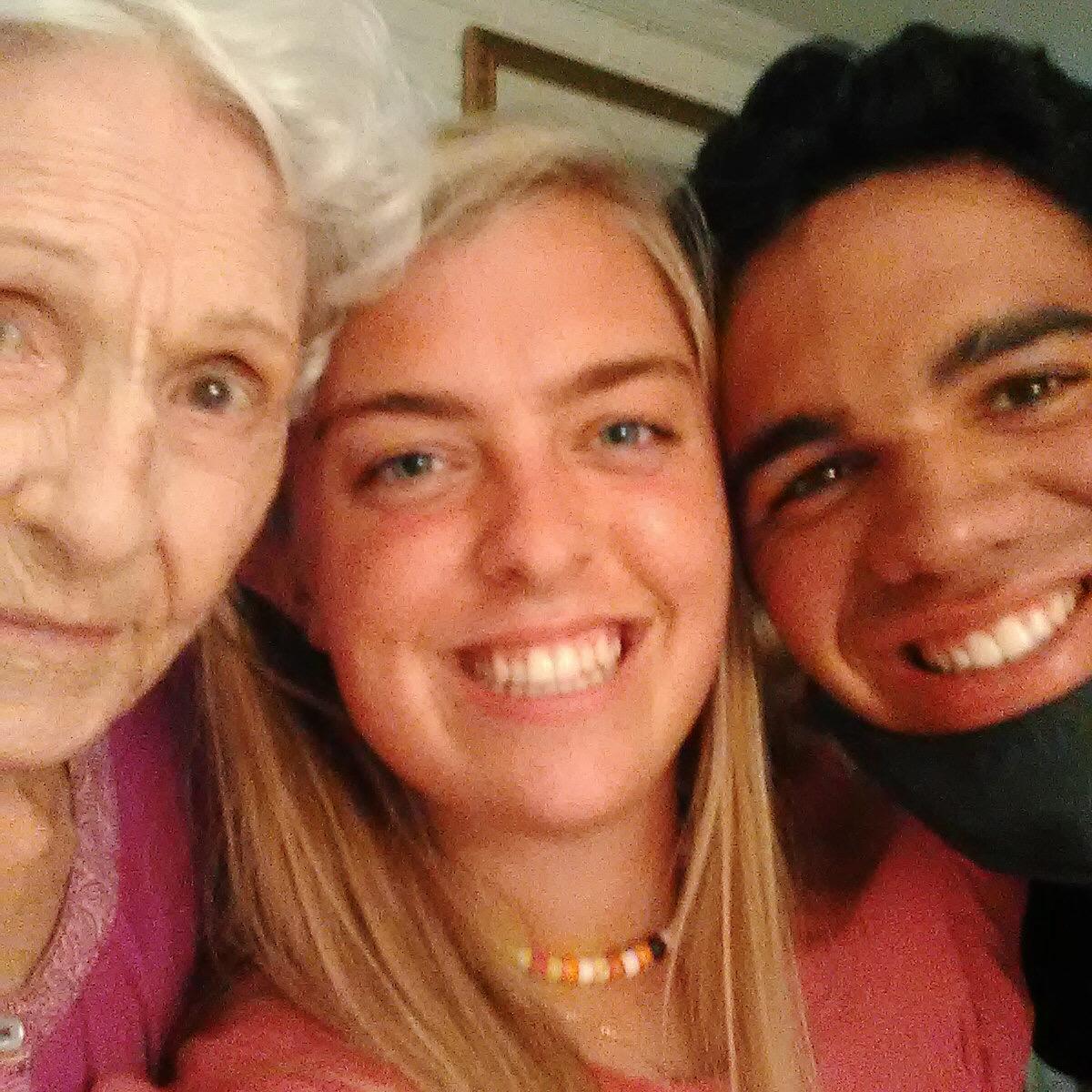 When Brandon met Mrs. Jiles (my granny’s friend who turned into one of my good friends)❤️
