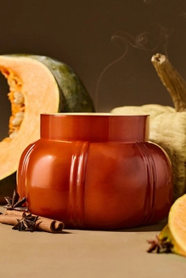 Capri Blue Pumpkin Clove Glass Jar Candle
