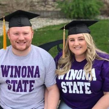 Graduating from Winona State together in 2019