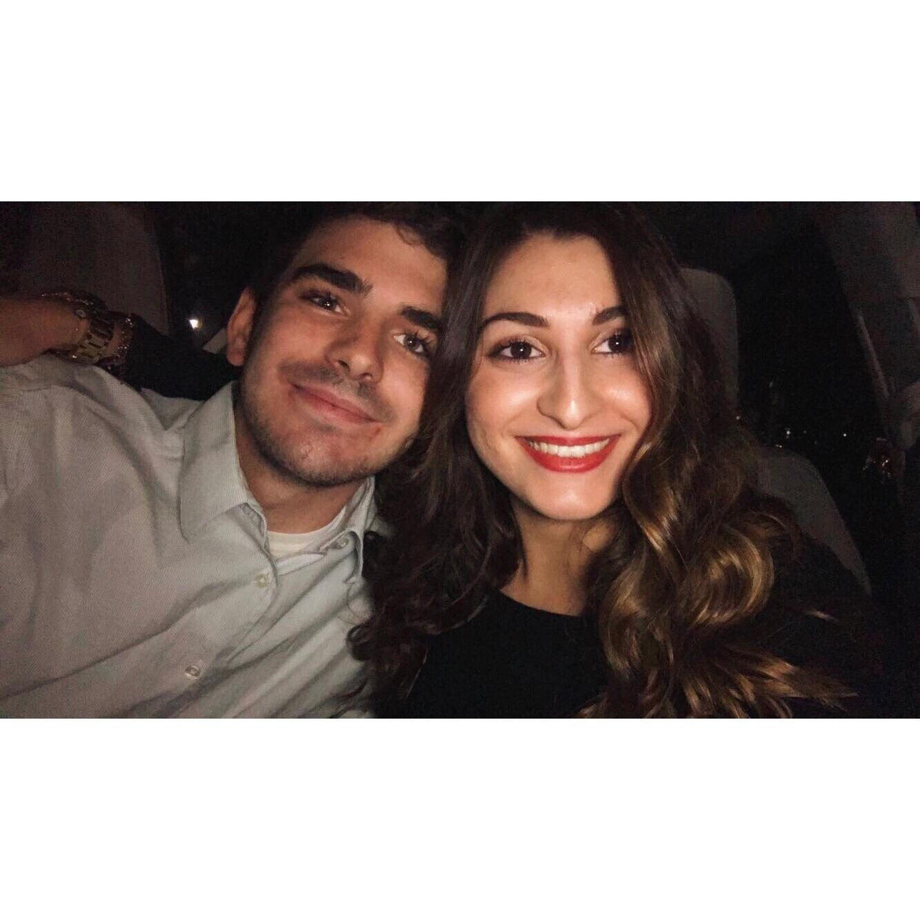 One of our first dates in 2017