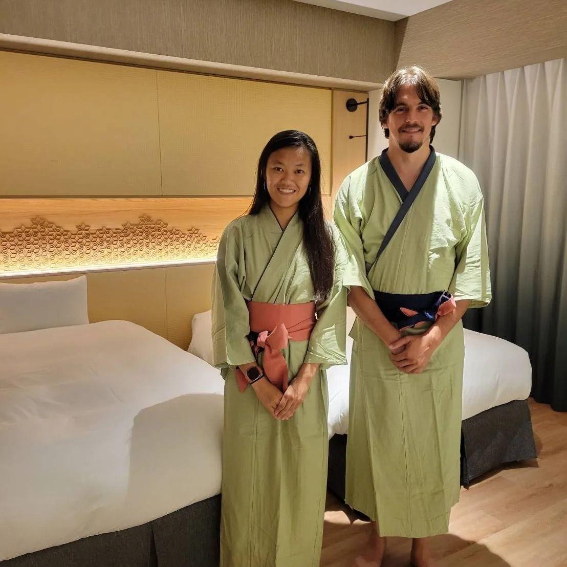 In spa resort in Japan