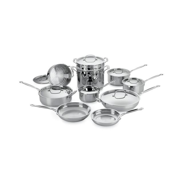 Cuisinart Chefs Classic Stainless 17-Pc. Cookware Set