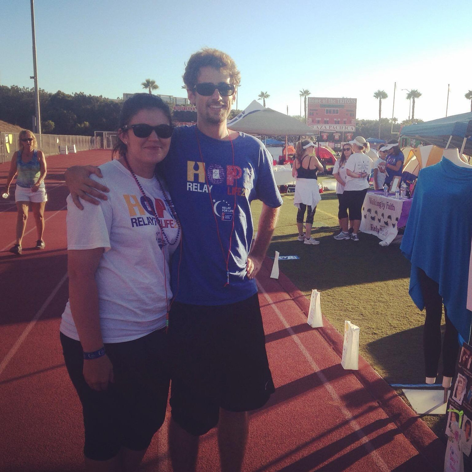 July 2015 - Jaclyn's first Relay for Life with the Steel's!