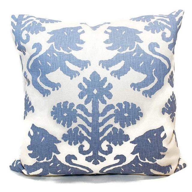 Blue Regalia Lion Decorative Pillow Covers 18x18 18 x 18 inch 45 x 45cm Pillow Cover Throw Pillow Cushion Cover