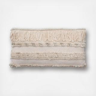 Fringed Lumbar Pillow