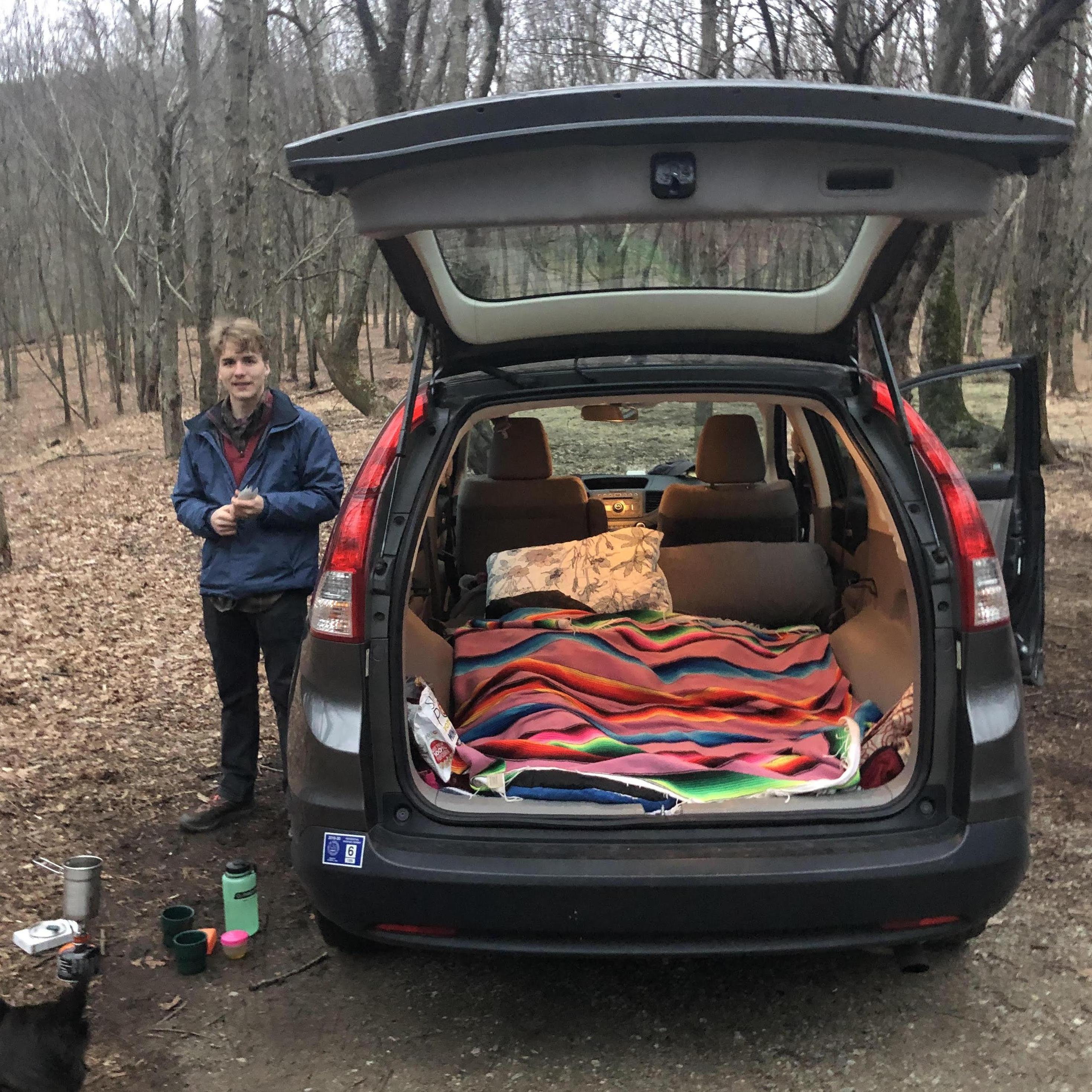 [March 2020, Virignia] Car camping off the Appalachian Trail