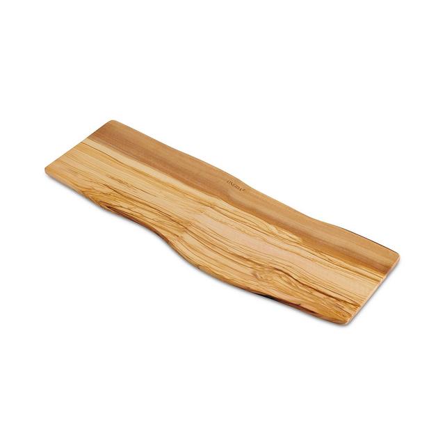 Oneida Oblong Large Olive Wood Board with Natural Bark Edges