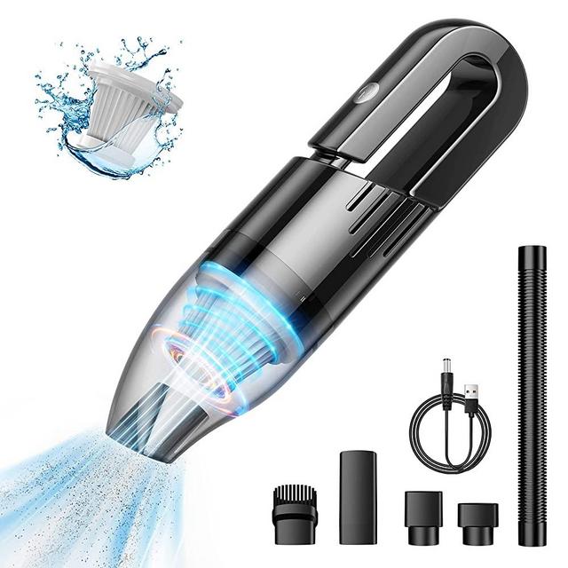UPFOX Handheld Vacuum Cleaner Cordless - Mini Car Vacuum Cleaner Rechargeable for Car, Home, Office, Pet Hair Travel Cleaning