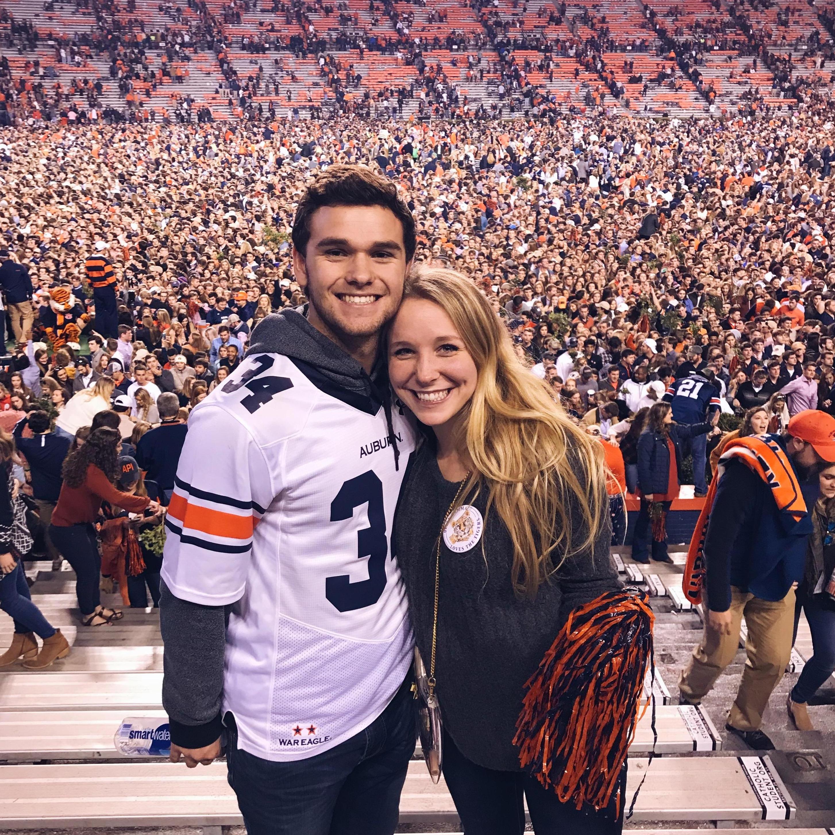 When Auburn won the Iron Bowl!!!