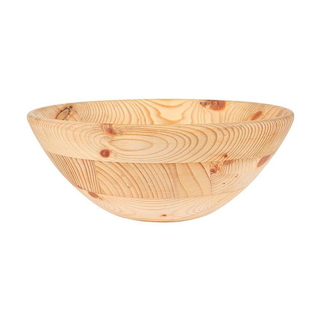 Wooden Bowl, Serving Bowl - Crafts Serve for Fruits, Salads, Popcorn, Salad Spinner, Pasta, Soup, and Fruit - Bowls Looks Absolute Beautiful With Your Kitchen - 11.5 Inch Bowl