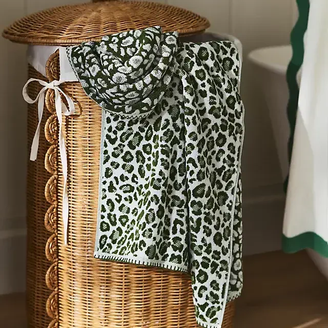 Lola Leopard Bath Towel Collection