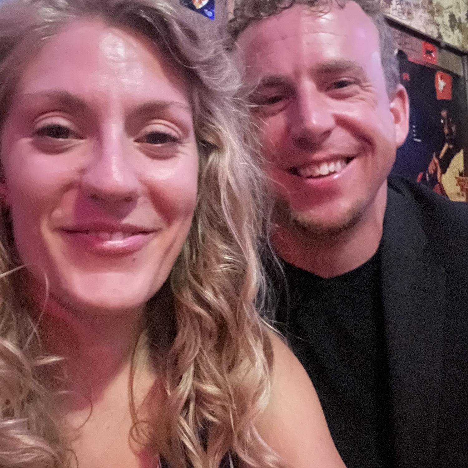 Our first photo together - after the first time Jackie came to see Daniel in the symphony. He even had a solo, in the song that will now be our first dance!