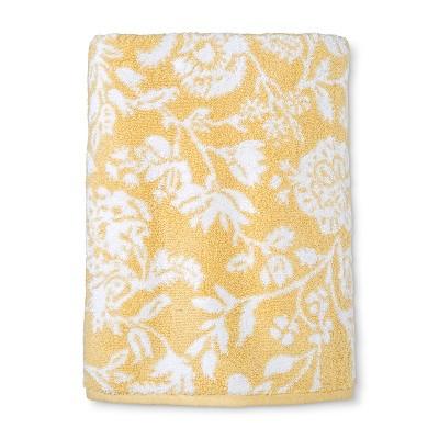 Performance Floral Bath Towel New Wheat - Threshold™