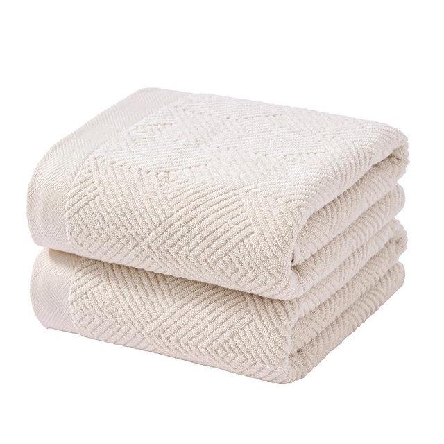 sense gnosis Super Soft Lime White Bath Towels Terry Striped Weave Pattern Ultra Absorbent 100% Cotton Towel for Bathroom(27 X 55 Inch), 2 Pieces