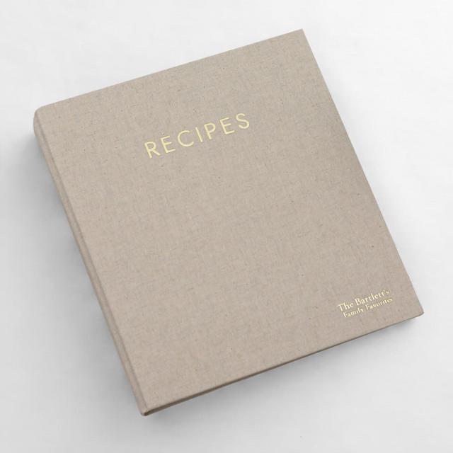 PERSONALIZED Recipe Journal with Natural...