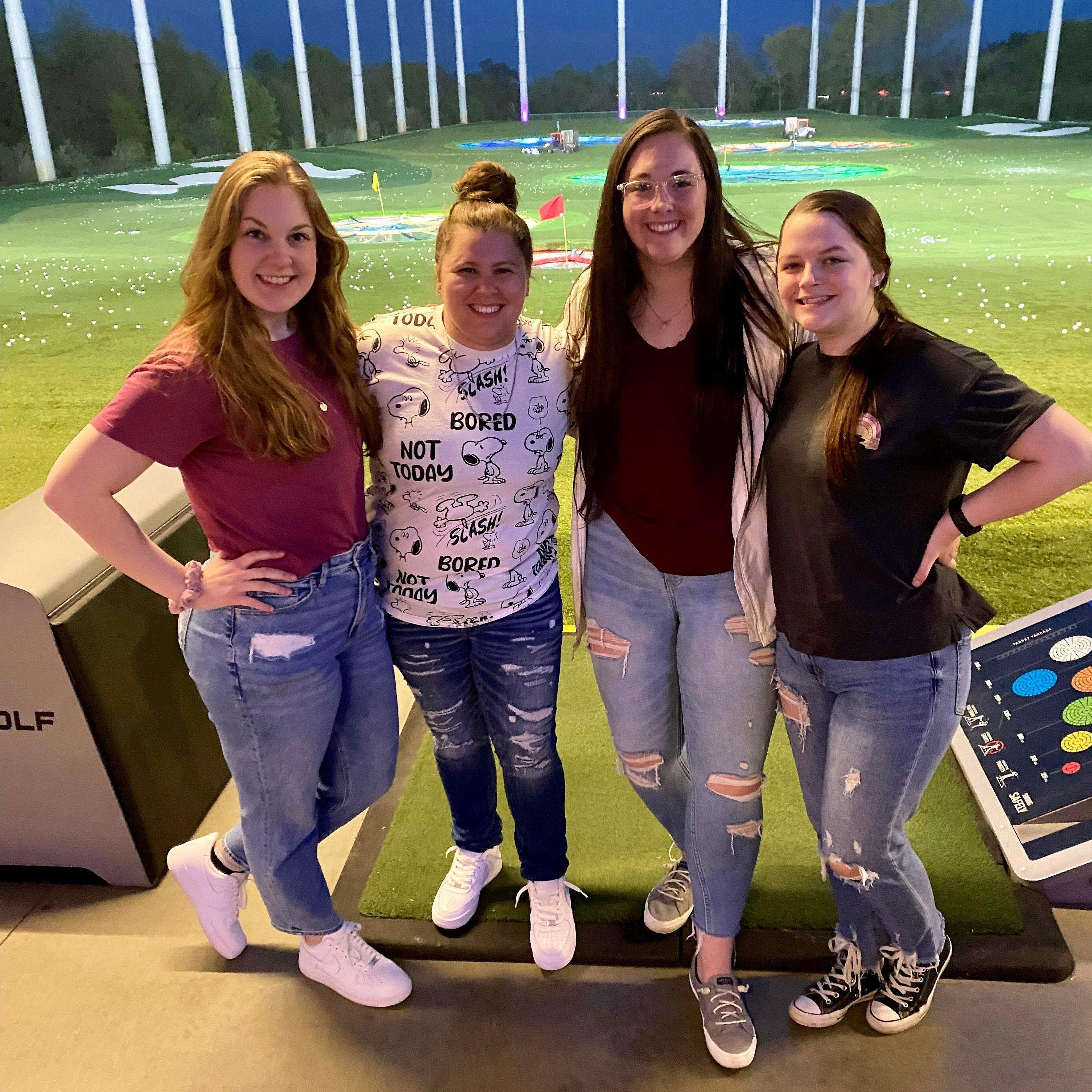 Top Golf with Cheyenne and Chloe, May 2022