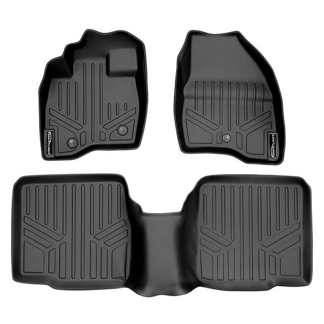 MAX LINER A0245/B0082 for 2017-2019 Ford Explorer Without 2nd Row Center Console, Black