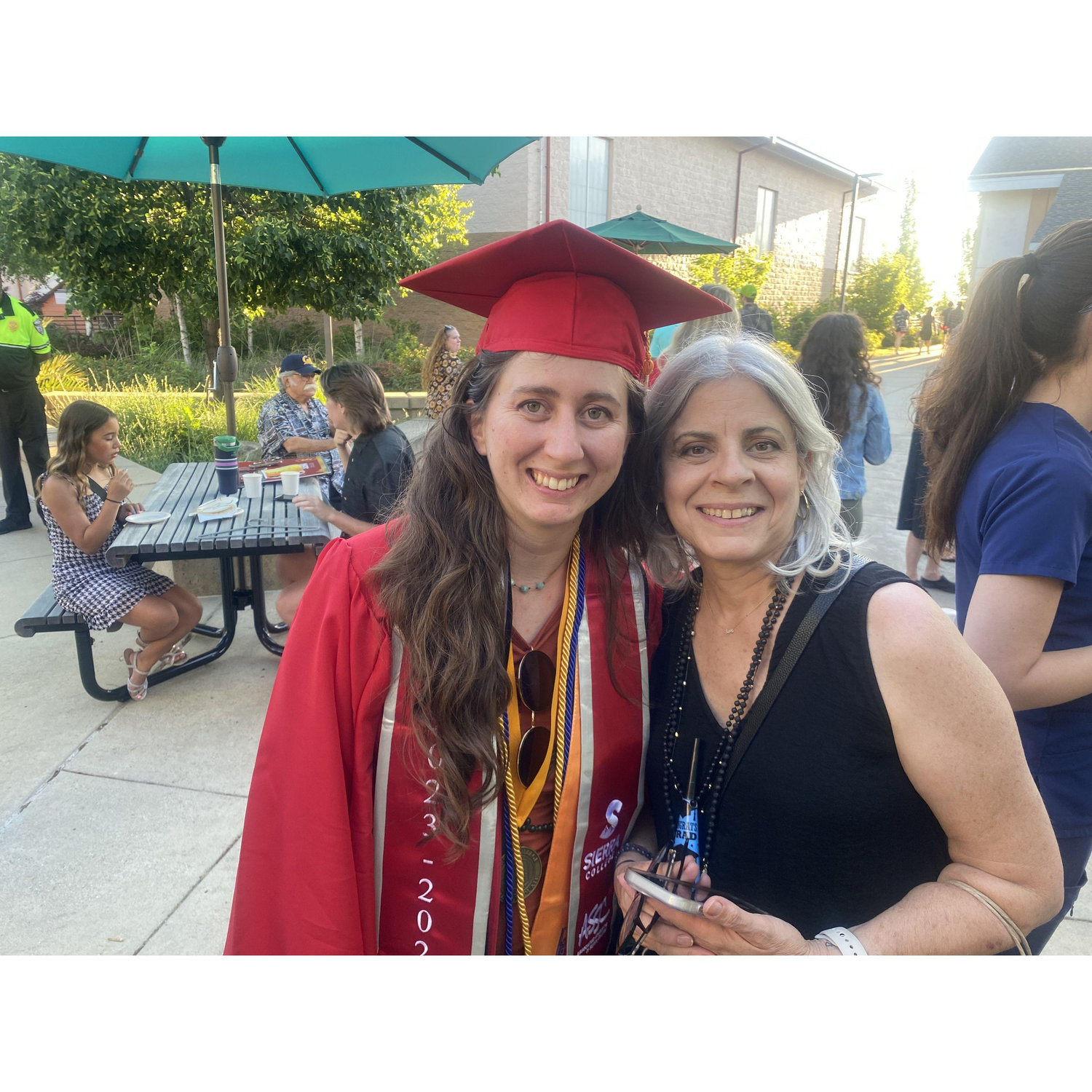 Mom came up for my graduation at Sierra College May 2024