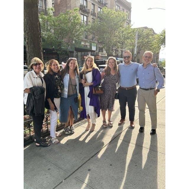 Back in May when we visited NYC for Olivia Kleiman's graduation!