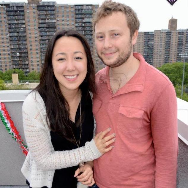 At one of many rooftop celebrations in Brooklyn (NYC, May 2012)