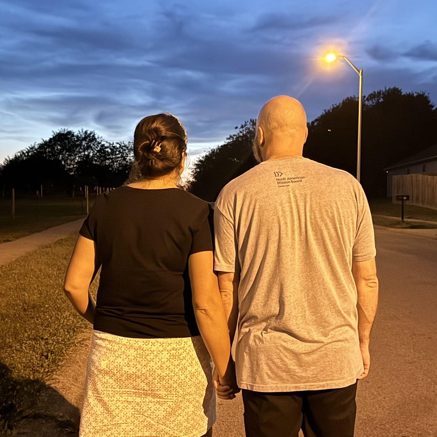 Miranda took this picture secretly during one of our post-dinner walks
