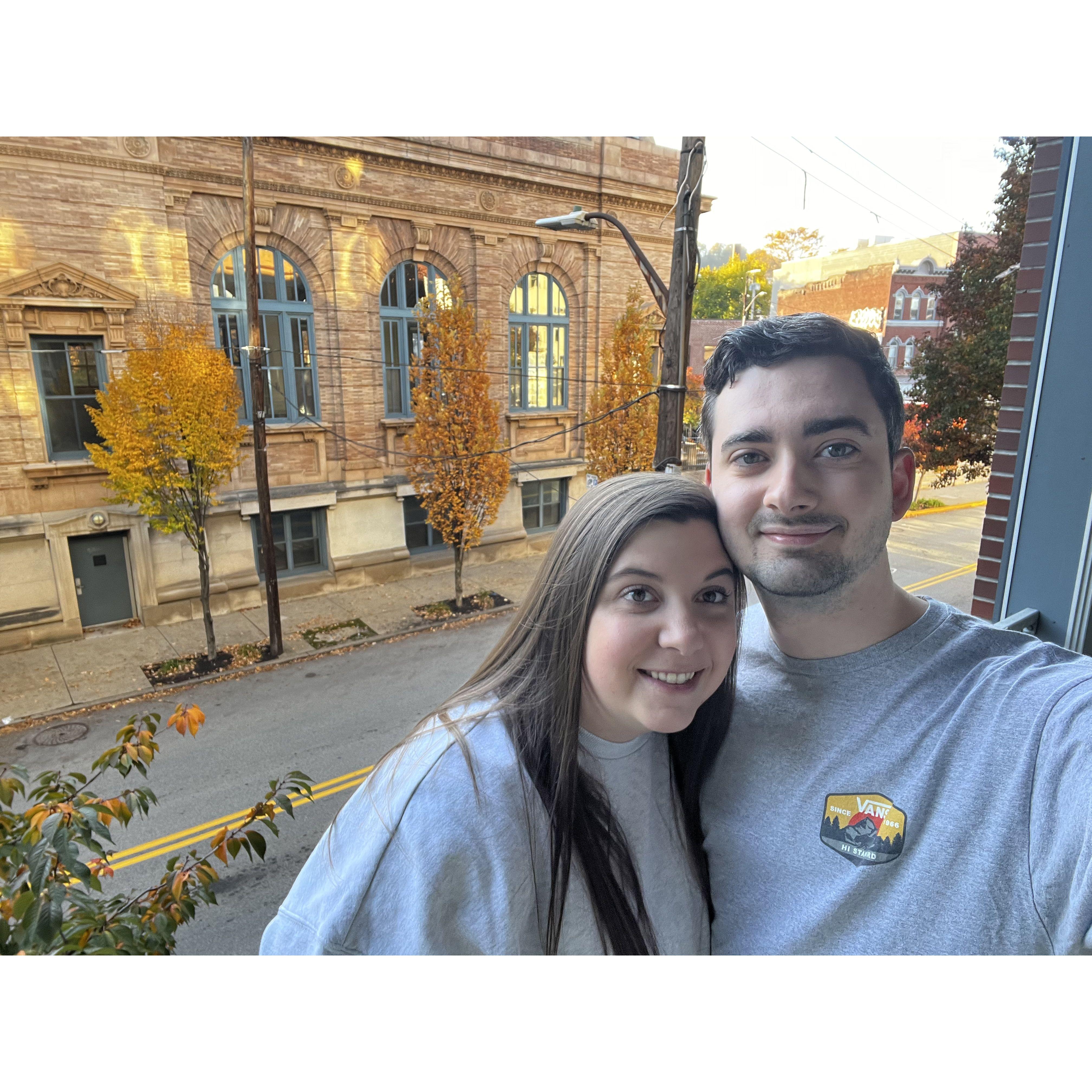10/29/2022 - Last day in our first apartment together