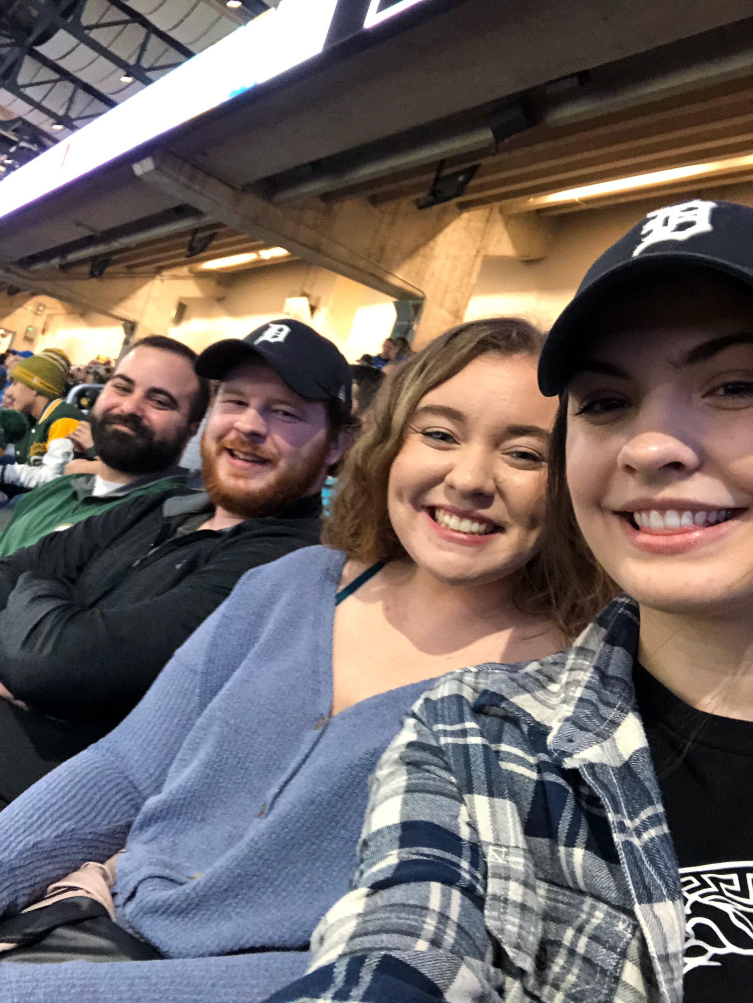 Lions vs. Packers game with Jaycob and Natalie!