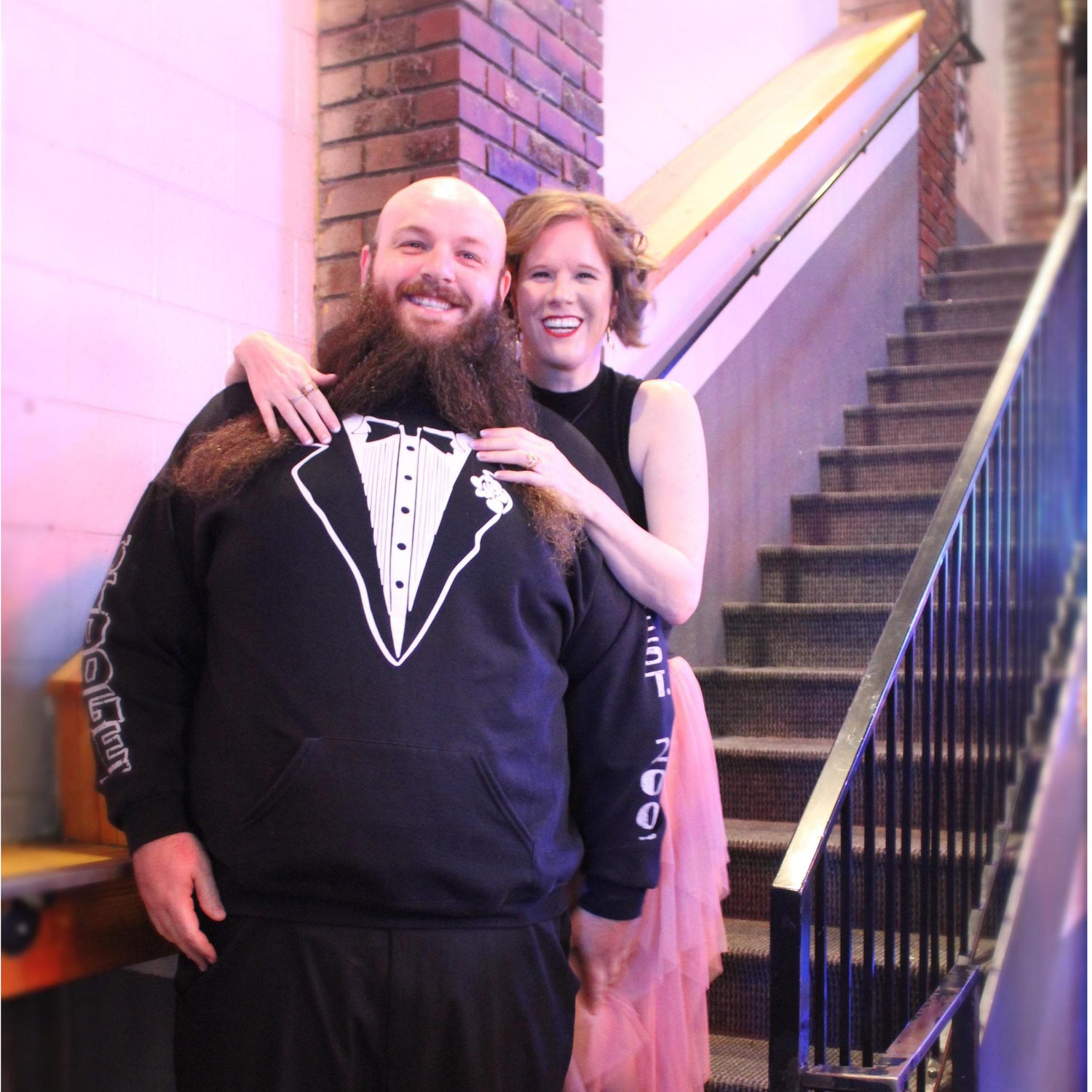 Jesse dressed up for engagement photos
