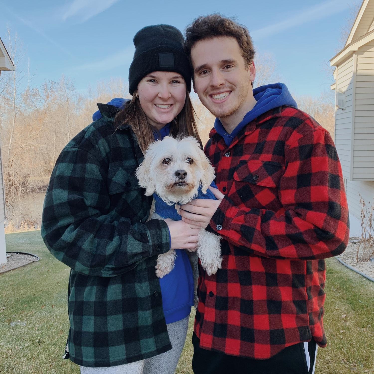 Ryan met my parents and bogey over thanksgiving break our senior year of college