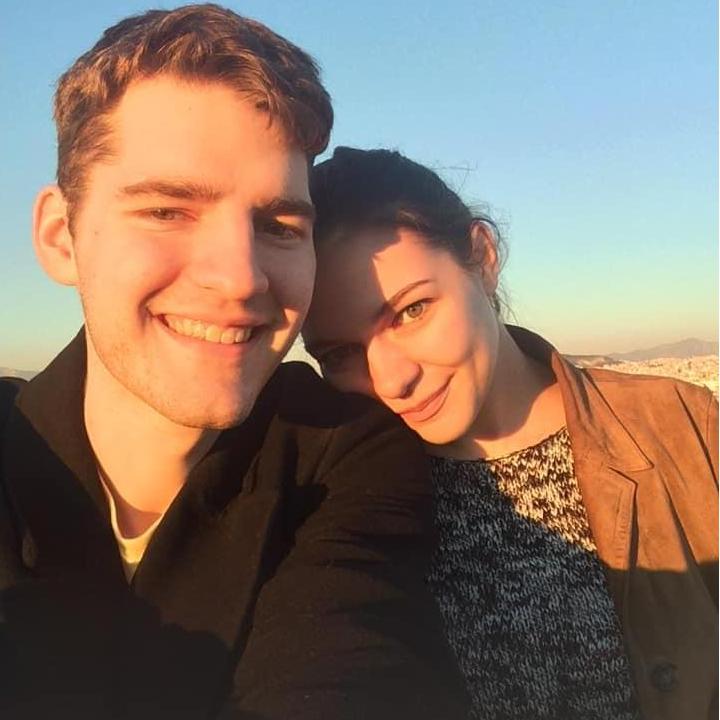 Watching the sun set in Athens, Greece. 2015.