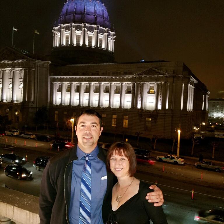 One of many nights spent at the ballet.
