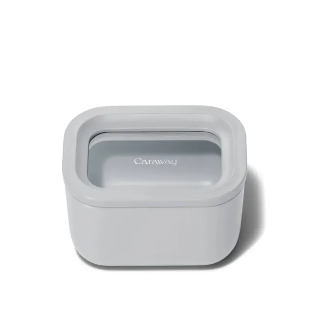 Caraway Home Mini Rectangular Food Storage Container Gray