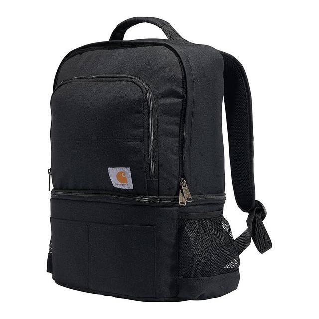 Carhartt Insulated 24 Can Two Compartment Cooler Backpack, Fully-Insulated Base, Durable Water-Resistant for Camping, Beach & Travel