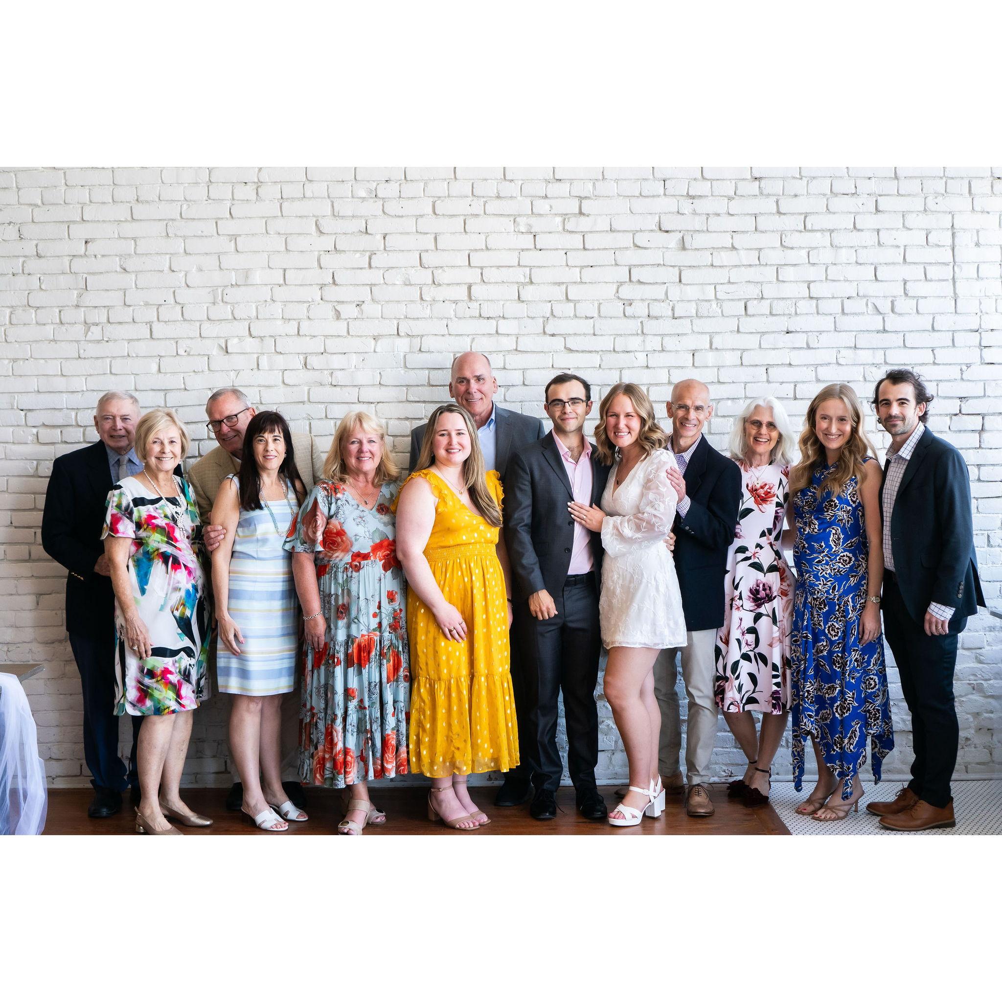 Engagement party with our families