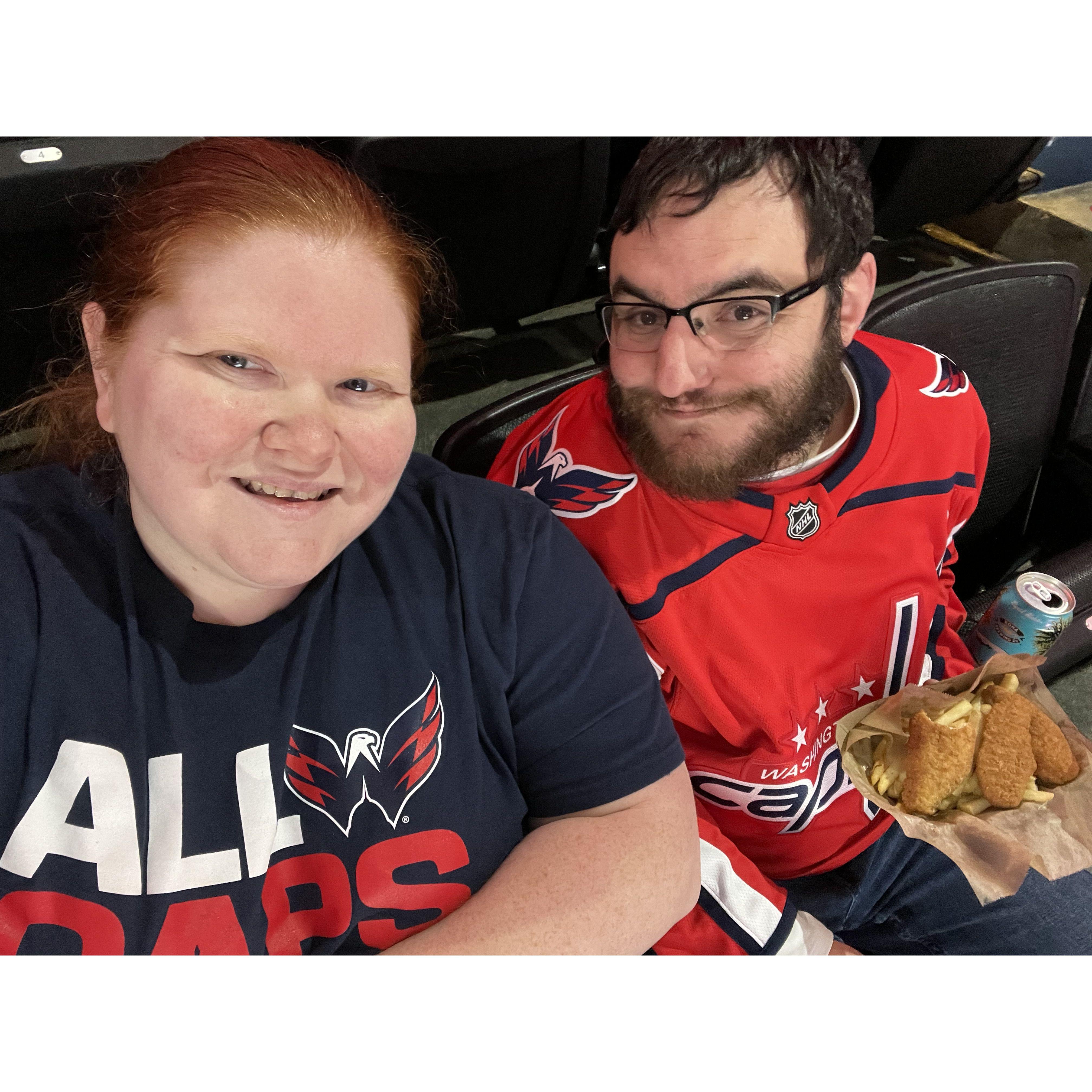Our second Caps game!