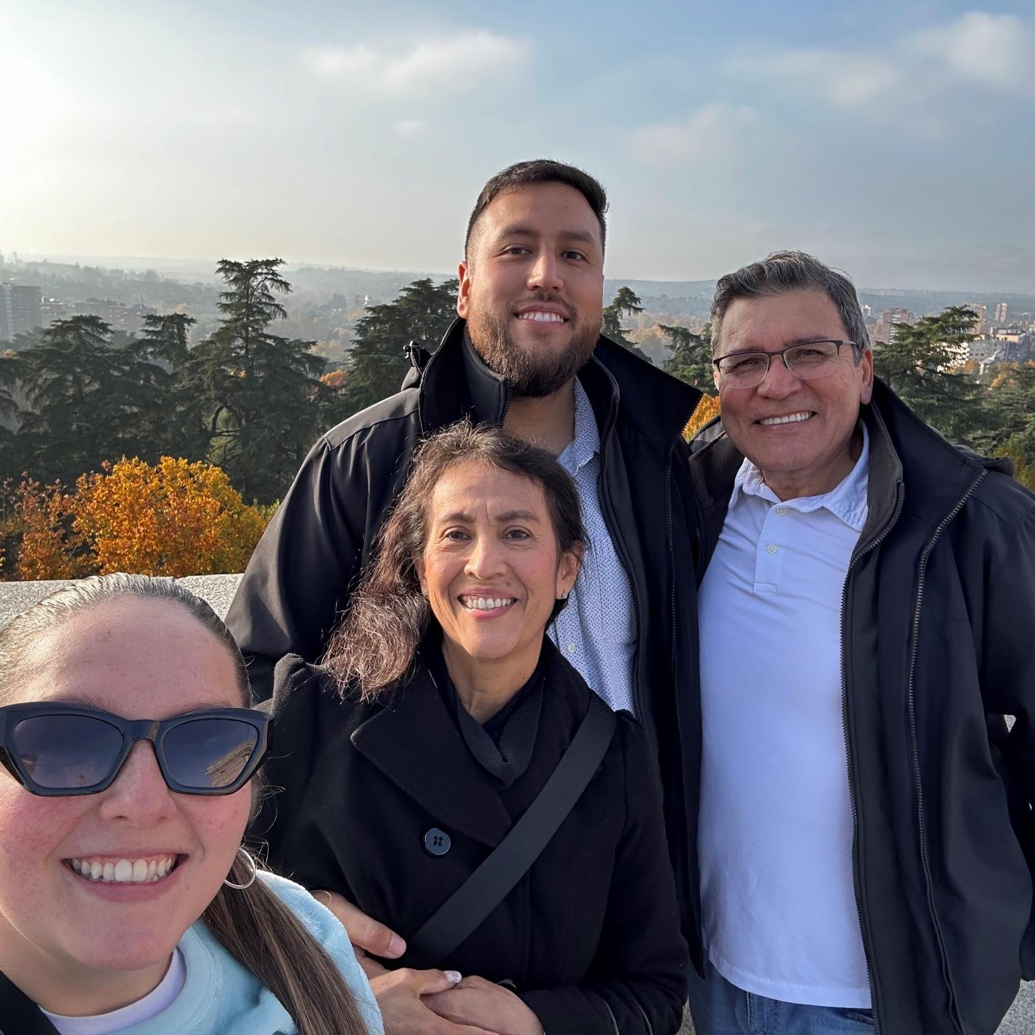 Our first trip with Sebas's parents