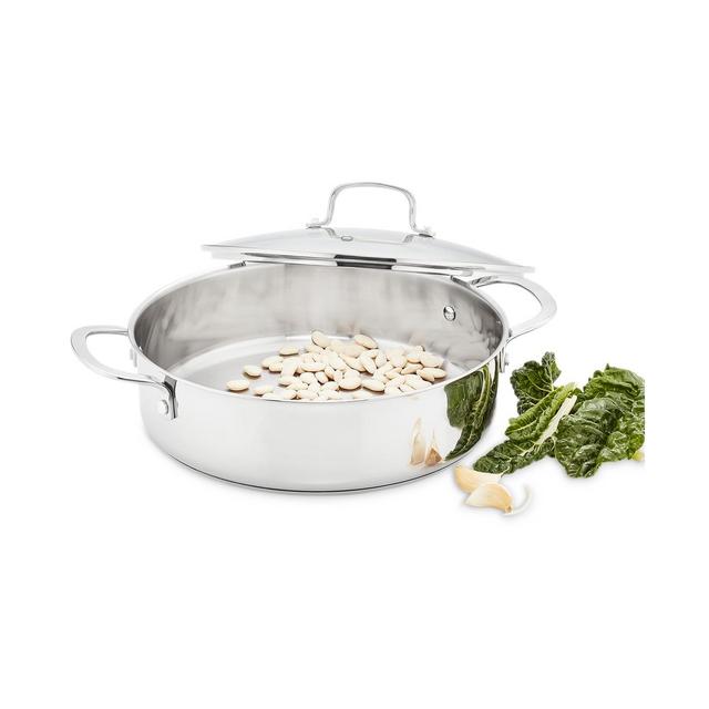The Cellar Stainless Steel 5-Qt. Covered Everyday Pan, Created for Macy's