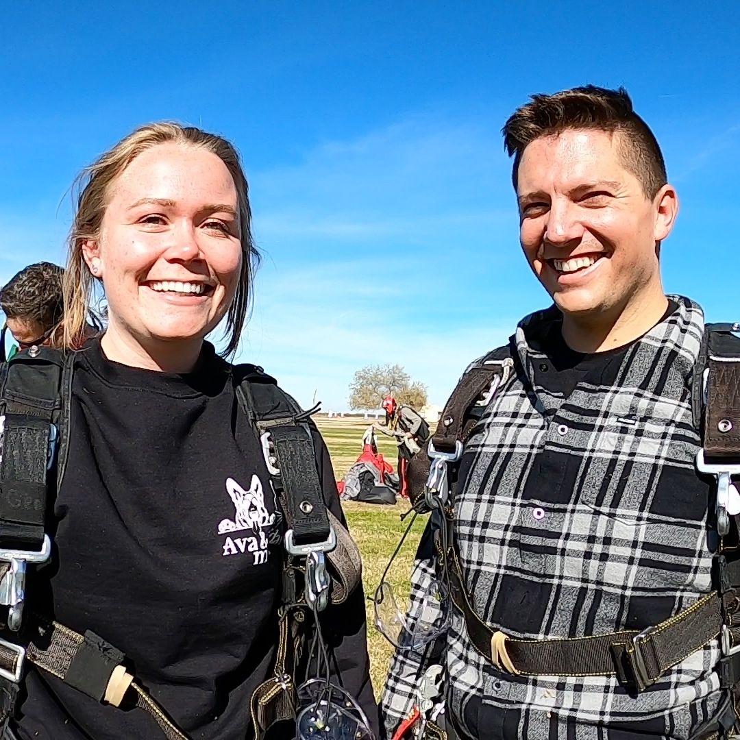 Parker took Hannah Skydiving