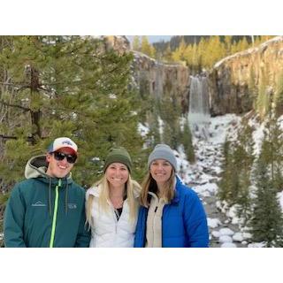 First snow hike to Tumalo Falls