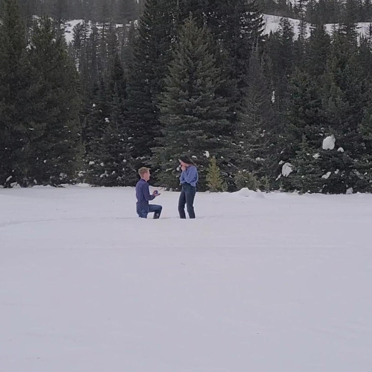 She said yes!