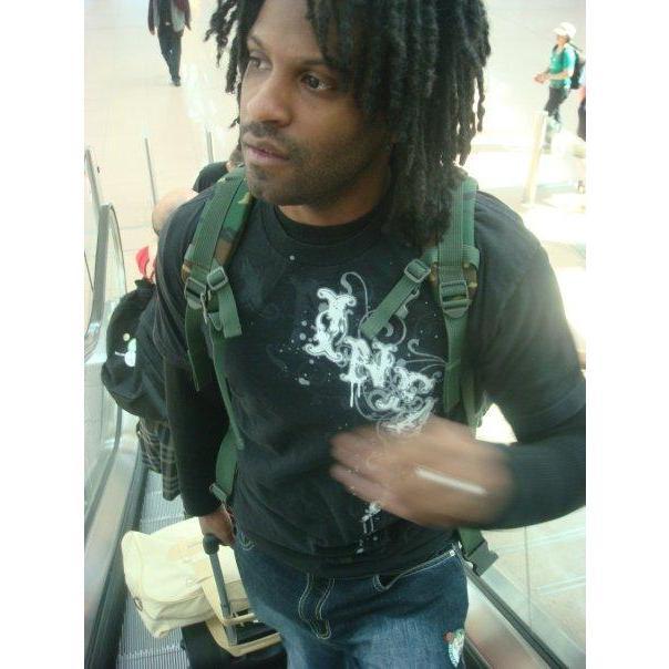 Trey's first time out of country, at an international airport in Germany. This was when we had to go back, him to Vegas and me back to school in Switzerland