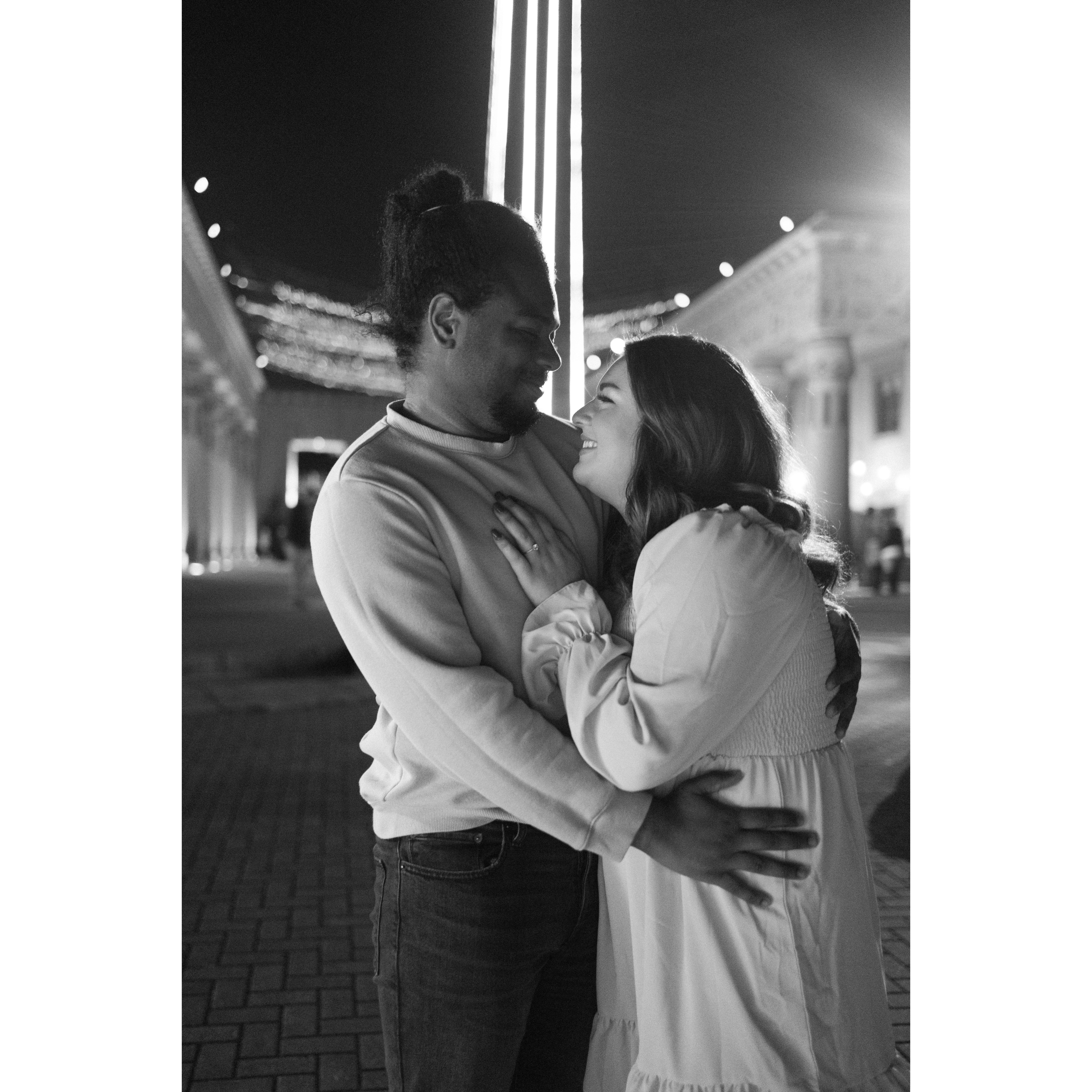 The night we got engaged - November 25, 2022